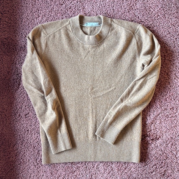 Everlane Sweaters - Everlane women’s Cashmere Crewneck Sweater in Light Brown